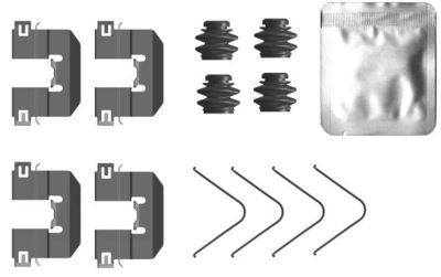 Комплектующие, колодки дискового тормоза TEXTAR 82556300