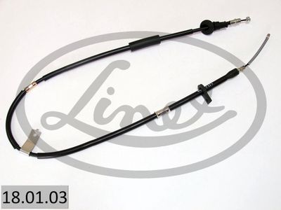 Тросик, cтояночный тормоз LINEX 18.01.03