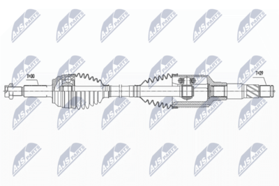 Приводной вал NTY NPW-CH-112