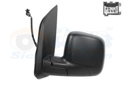 Ārējais atpakaļskata spogulis VAN WEZEL 1748807