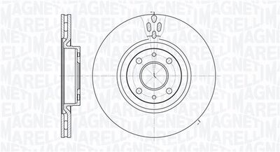 Тормозной диск MAGNETI MARELLI 361302040260