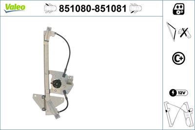 Стеклоподъемник VALEO 851080