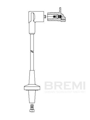 Провод зажигания BREMI 641/55