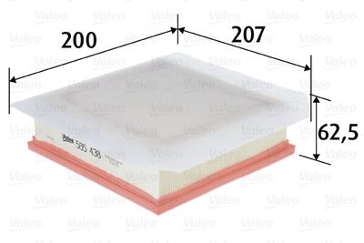 Воздушный фильтр VALEO 585438