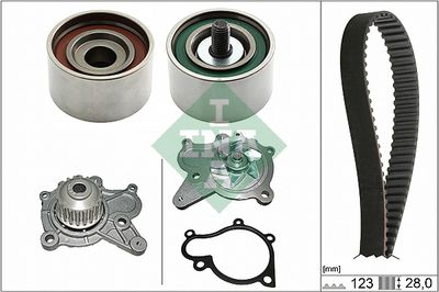 Ūdenssūknis + Zobsiksnas komplekts Schaeffler INA 530 0502 31