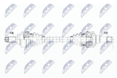 Приводной вал NTY NPW-BM-113