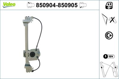 Стеклоподъемник VALEO 850904