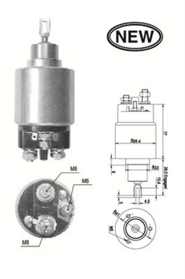Ievilcējrelejs, Starteris MAGNETI MARELLI 940113050542