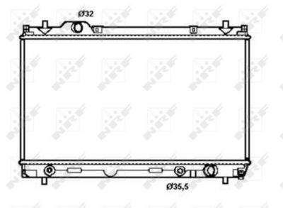 Radiators, Motora dzesēšanas sistēma NRF 50256