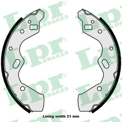 Bremžu loku komplekts LPR 08050