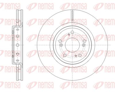 Тормозной диск REMSA 61658.10