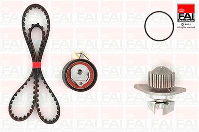 Ūdenssūknis + Zobsiksnas komplekts FAI AutoParts TBK144-6344