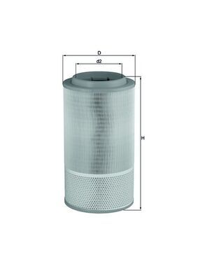 Gaisa filtrs MAHLE LX 1024