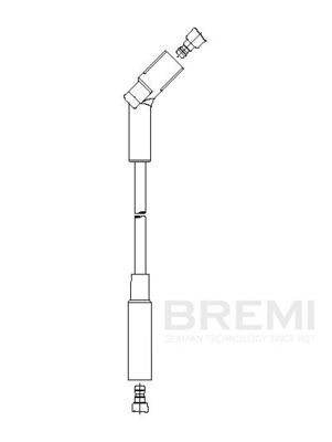 Augstsprieguma vads BREMI 637/65