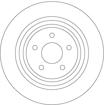 Тормозной диск TRW DF6976