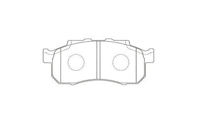 Bremžu uzliku kompl., Disku bremzes KAVO PARTS KBP-2062