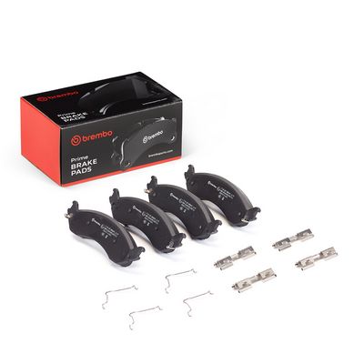 Bremžu uzliku kompl., Disku bremzes BREMBO P 10 107
