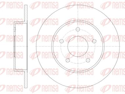 Bremžu diski REMSA 6820.00