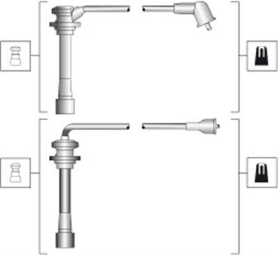 Augstsprieguma vadu komplekts MAGNETI MARELLI 941318111278