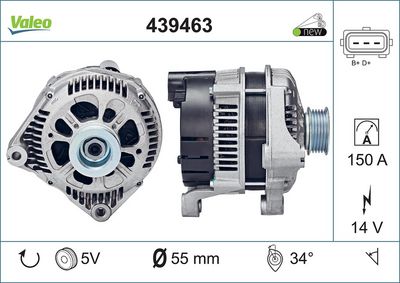 Ģenerators VALEO 439463
