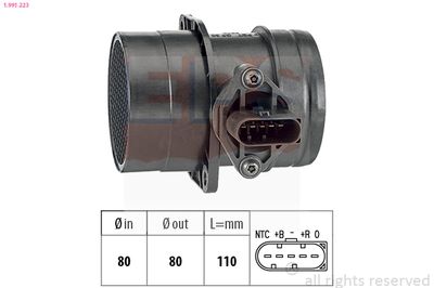 Расходомер воздуха EPS 1.991.223