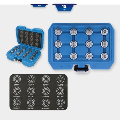 Speciālo atslēgu komplekts, Disku drošības skrūves KS TOOLS BT691190