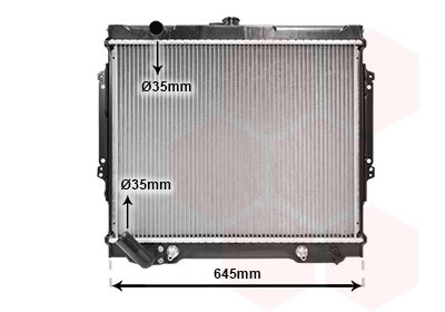 Radiators, Motora dzesēšanas sistēma VAN WEZEL 32002089