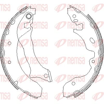 Bremžu loki REMSA 4042.00