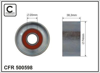 rolka VOLVO CAFFARO 500598