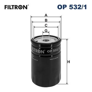 Масляный фильтр FILTRON OP 532/1