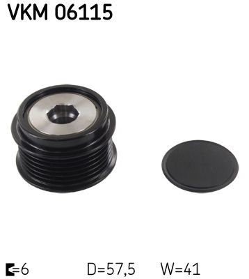 Механизм свободного хода генератора SKF VKM 06115