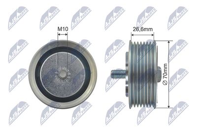 Parazīt-/Vadrullītis, Ķīļrievu siksna NTY RNK-NS-034