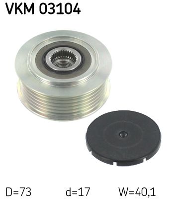 Механизм свободного хода генератора SKF VKM 03104
