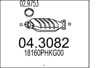 Катализатор MTS 04.3082