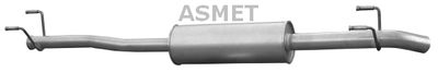 Глушитель выхлопных газов конечный ASMET 02.058