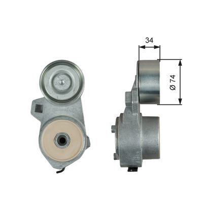 Siksnas spriegotājs, Ķīļsiksna GATES T38717