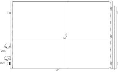 Конденсатор, кондиционер NRF 350477