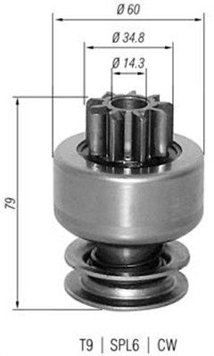 Zobrats, Starteris MAGNETI MARELLI 940113020443