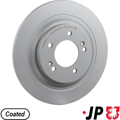 Bremžu diski JP GROUP 3663201700