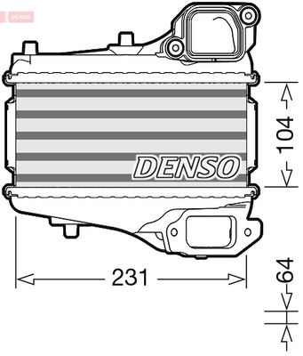Starpdzesētājs DENSO DIT40001