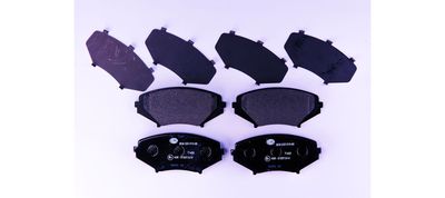 Bremžu uzliku kompl., Disku bremzes HELLA 8DB 355 010-881