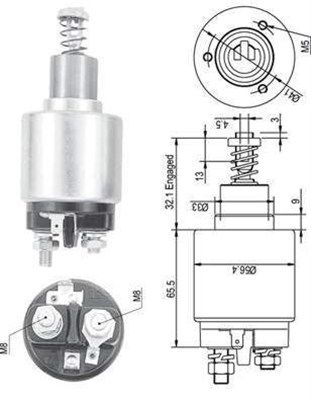 Ievilcējrelejs, Starteris MAGNETI MARELLI 940113050129