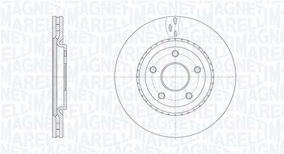 Тормозной диск MAGNETI MARELLI 361302040779