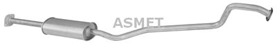 Средний глушитель выхлопных газов ASMET 14.034