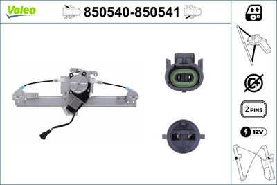 Стеклоподъемник VALEO 850541