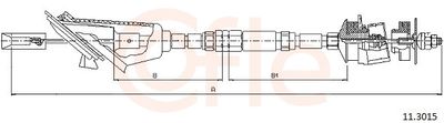 Трос, управление сцеплением COFLE 11.3015