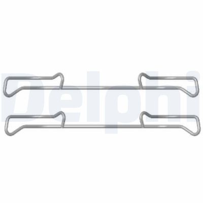 Комплектующие, колодки дискового тормоза DELPHI LX0436