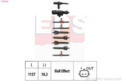 Devējs, Riteņu griešanās ātrums EPS 1.960.065