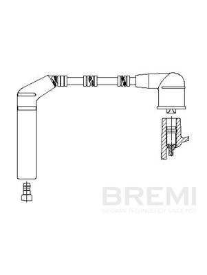 Augstsprieguma vads BREMI 3A40H78