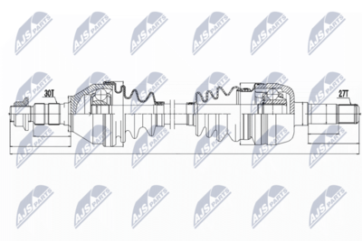 Приводной вал NTY NPW-PL-043